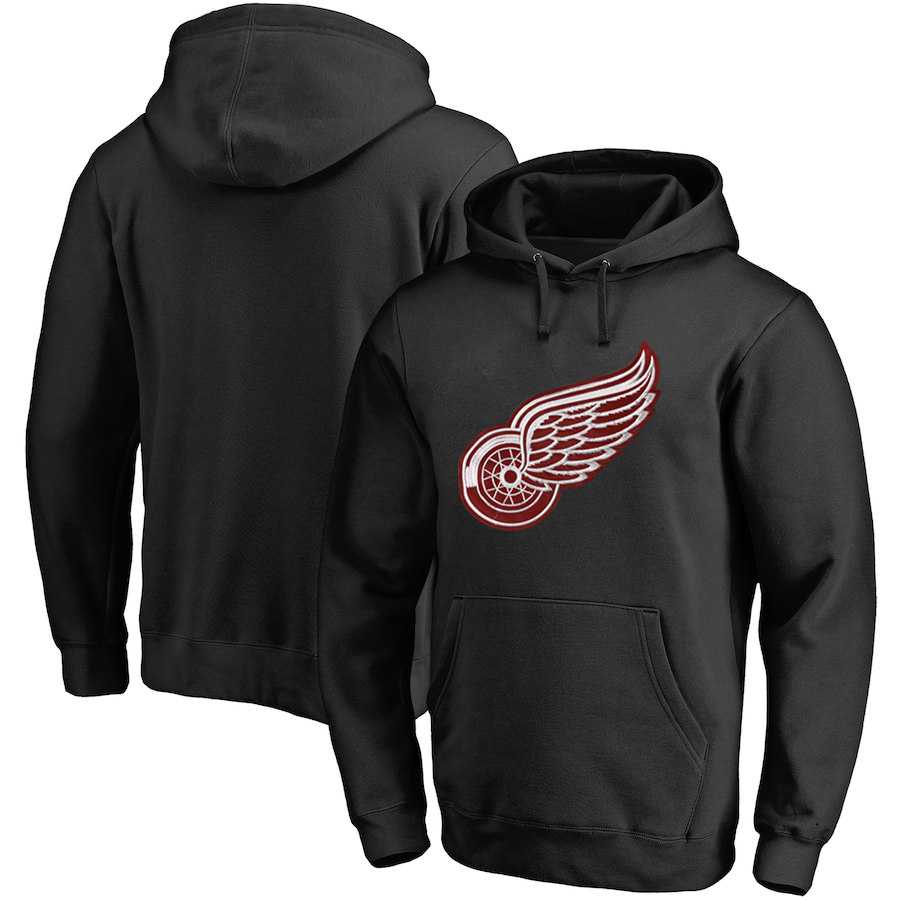 Detroit Red Wings Black All Stitched Pullover Hoodie,We sell and wholesale Detroit Red Wings Black All Stitched Pullover Hoodie on line form chian!
